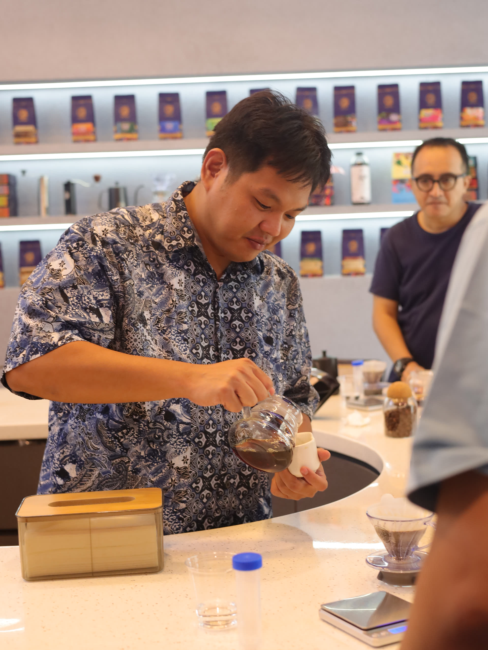 Coffee tasting